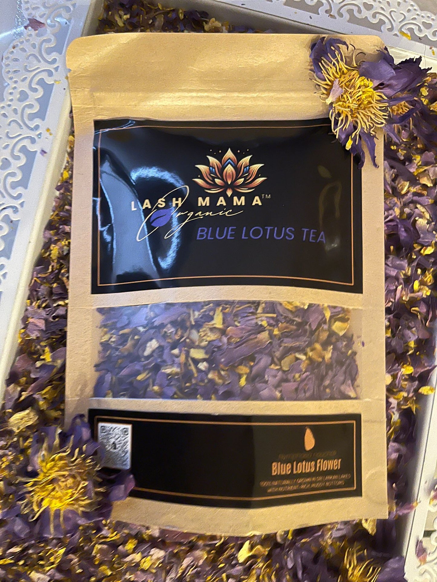 1 x 50g Lash Mama™ Blue Lotus Herbal Tea – Ancient Relaxation