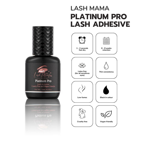 0.35oz/10ml Platinum Pro Lash Adhesive